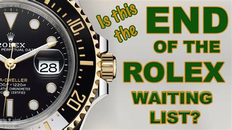 hardest to get rolex 2022|rolex ad waiting list.